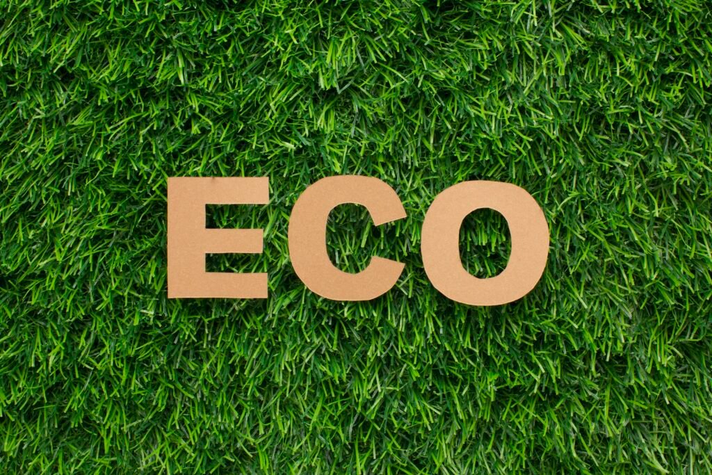 Home eco word grass